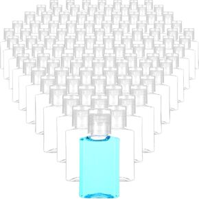120 Pcs Travel Bottles for Toiletries, 1 oz/30 ml Travel Bottles, Hand Sanitizer Bottle Mini Clear Bottles with Flip Caps, Travel Size Containers Leak Proof Squeeze Bottles for Toiletries, Shampoo