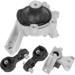 Engine Motor Mounts Set - Compatible with Honda CR-V CRV 2007 2008 2009 2010 2011 L4 2.4L, Auto Transmission, Replace# A4595 A4598 A4535 A4536, Set of 4