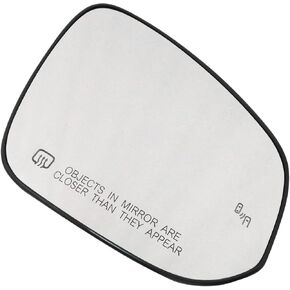 Right Passenger Side Mirror Glass Heat Blind Spot Compatible with Toyota Highlander 2020 2021 2022 2023 2024 Replace 89731-0E371 Right Side Mirror Glass Rear View Mirrors Glass
