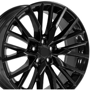 حافة OE Wheels LLC مقاس 20 بوصة تناسب 5x114.3 ES GS LS NX RC RX هايلاندر فينزا LX59 20x8 عجلات سوداء هولاندر: 74339