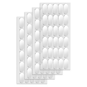 Double Sided Adhesive Pads Strong Sticky Glue Dots, Mounting Tape Heavy Duty Hang Picture Decor Poster Map, Clear Large Sticky tack Removable for Christmas Decoration