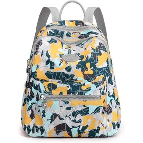 Mini Nylon Women Backpacks,11L Small Ladies backpacks Casual Lightweight Women Shopping Travel Daypack (Black)