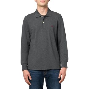 Brooks Brothers Men's Supima Cotton Pique Stretch Logo Long Sleeve Polo Shirt