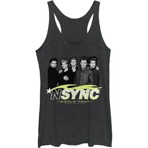 Fifth Sun N 'Sync World Tour Women's Racerback Tank Top