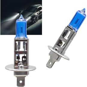 2 PCS Car Halogen Bulbs, 12V 55W Super Bright High Beam Lights, Automobile Lighting Accessories, Universal for Most Cars, Trucks and Vans (White #9012)