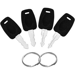 4 Keys for TSA007 TSA002 Master Luggage Key with 2 TSA007 Keys & 2 TSA002 Key, Universal Emergency TSA Keys for Luggage Suitcase Password Locks Copper and Backpacks TSA Locks