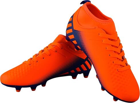Vizari Santos Firm Ground Kids Soccer Cleats | Girls and Boys Soccer Cleats Embossed Synthetic Upper with Built-in Sock | Mid-Cut Football Shoes with Molded TPU Outsole for Maximum Traction in Kuwait