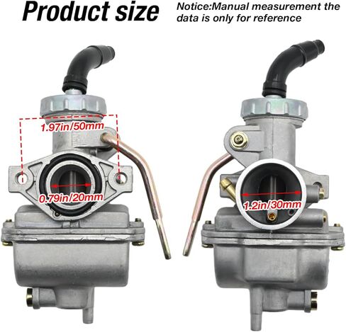 استبدال المكربن ​​PZ20 لـ TaoTao NST SunL ​​Kazuma Baja 50cc 70cc 90cc 110cc 125cc ATV Go Kart الترابية دراجة الذهاب عربات 4-السكتة الدماغية المحرك in Kuwait
