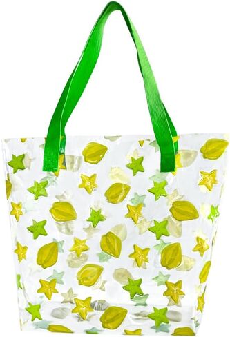 TotePrint 2PCS Clear Printed Fruit Hand Bag Versatile Waterproof,Embossed Fruit Work Bag,Shoulder Tote Gift Bag for Women in Saudi Arabia