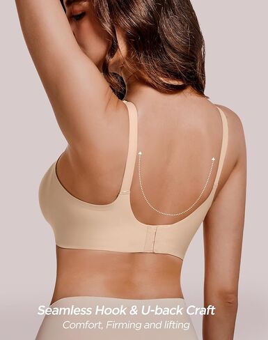 Women Seamless Mesh Bras No Underwire Comfortable Bralettes with Support Adjustable Straps Everyday Bra in Saudi Arabia