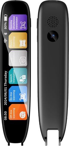 Translation Pen, Support 142 Languages, Online/Offline Modes, 2024 Smart Scanner Translator Pen, Reading Pen for Dyslexia, Voice Translate, Translation Text to Speech Device in Saudi Arabia