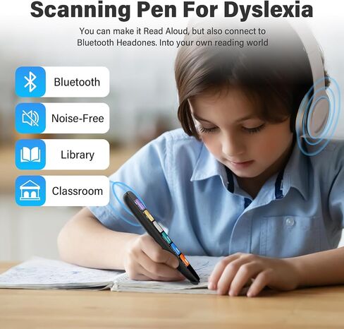 Translation Pen, Support 142 Languages, Online/Offline Modes, 2024 Smart Scanner Translator Pen, Reading Pen for Dyslexia, Voice Translate, Translation Text to Speech Device in Saudi Arabia
