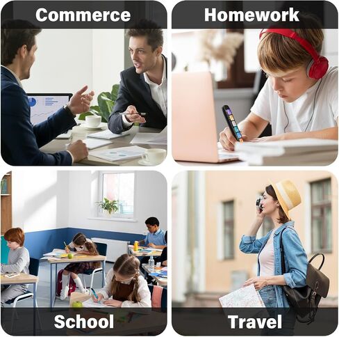 Translation Pen, Support 142 Languages, Online/Offline Modes, 2024 Smart Scanner Translator Pen, Reading Pen for Dyslexia, Voice Translate, Translation Text to Speech Device in Saudi Arabia