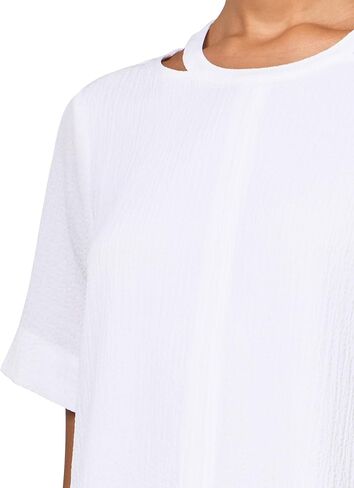 DKNY Women's Casual Relaxed Fit Short Sleeve Top in Saudi Arabia