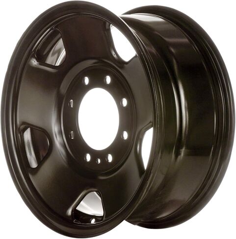 عجلة سوداء STL03621U45 مطلية وتلبي جميع معايير سلامة المحرك الفيدرالية (17 × 7.5 بوصة /8 × 170 مم، إزاحة 38 مم) in Kuwait