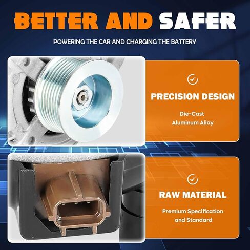 المولد متوافق مع 6.4L 6.4 2008-2010 فورد F-250 F-350 سوبر ديوتي 40052253R 11291 GL919 2905294 12922 A3291 90295696 AND0457 2100643 in Kuwait