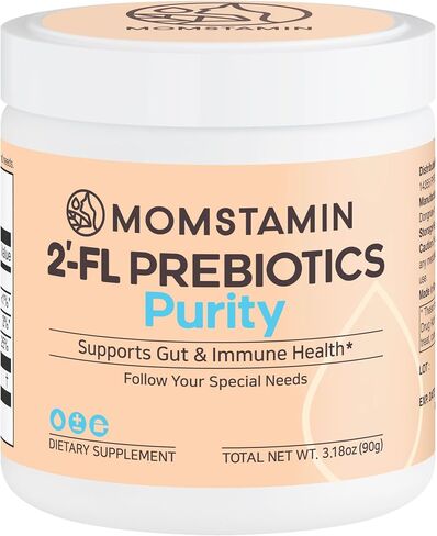 MOMSTAMIN 2'-FL HMO البريبايوتكس والبروبيوتيك للأطفال، 1000 ملغ من الحليب البشري Oligosaccharide 2'-FL مسحوق، براءة اختراع 11 سلالة، ميكروبيوم أمعاء صحي، مكمل مناعي وهضمي، إغاثة IBS - 30 عصا in Saudi Arabia
