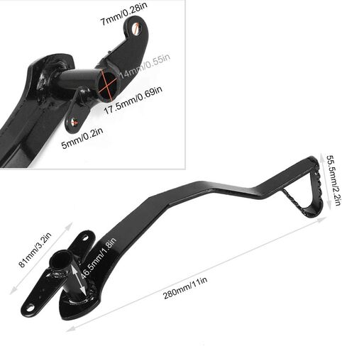 Motorcycle Rear Brake Pedal Foot Lever Hydraulic Brake Rear Brake Lever,Rear Hydraulic Brake Lever Pedal & Spring Fit Lever Pedal for Pit Dirt Bike Brake in Saudi Arabia