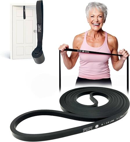Light Resistance Bands for Physical Therapy with Workout Videos - #2 LIGHT (15-30lbs) - Exercises for Seniors - Long Resistance Bands for Women - Exercise Bands for Physical Therapy in Saudi Arabia