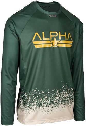 S A Company Mens Performance Long Sleeve Shirt with Sunglasses Loop | UPF 50+ Sun Protection, Moisture Wicking, 4-Way Stretch (American Sleeve, X-Large) in Saudi Arabia