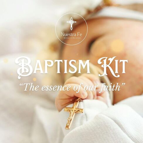 مجموعة شموع المعمودية 5 قطع للأولاد والبنات - Velas para bautizo - Vela de bautizo para niño - Vela para bautizo de niña - مجموعة شموع المعمودية الكاثوليكية للفتيات - مجموعة المعمودية قذيفة المعمودية الكتاب المقدس in Kuwait