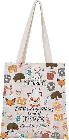 MNIGIU Fantastic Fox Inspired Gift Fox Tote Bag Fox Lovers Gift Fox Theme Gift For Women in Saudi Arabia