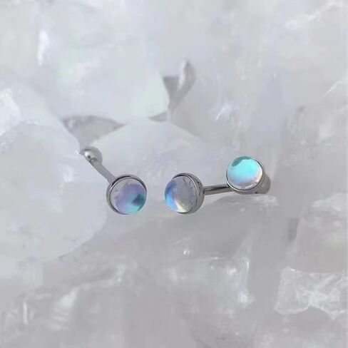 Tongue Ring 5pc Mixed Color Stainless Steel Straight Barbell Tongue Piercing Jewelry 5/7 Inches Piercing Jewelry for Women Man in Saudi Arabia