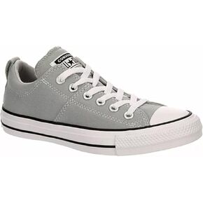 Converse Unisex Chuck Taylor All Star MidHigh Lace Up Style Sneaker - Madison Ox - Ash Stone/White/Black 6