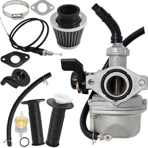 PZ19 Carburetor 50cc 70cc 90cc 110cc 125cc Replacement for Chinese Quad 4 Stroke ATV Replacement for TaoTao Baja Go Kart Dirt Bike Pit Bike with 35mm Air Filter