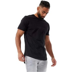 Men's Scallop T-Shirt - True Classic Tees, White pro Club Shirts with Clean Threads, Long Tail T-Shirts for Men
