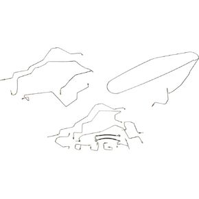 Dorman 919-036 Stainless Steel Preformed Brake Line Compatible with Select Dodge Models (OE FIX)