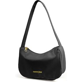 Clutch Tote Handbags, Soft PU Leather Shoulder Bag for Women Shoulder Handbag, Fashionable Womens Shoulder Purse (black)