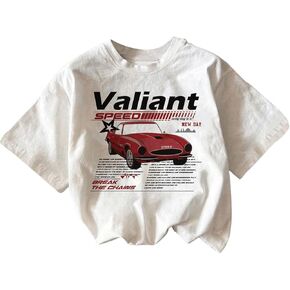 Men's Graphic Letter Tee Crewneck Short Sleeve Drop Shoulder Vintage Summer Casual T Shirts