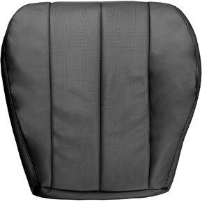 Driver Side Bottom Replacement Perforated Leather Seat Cover Compatible with 2010-2014 Subaru Outback (Ivory)