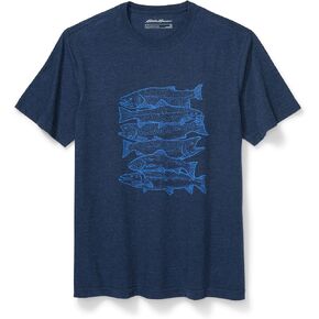 Eddie Bauer Men's Reel Em in Graphic Tee