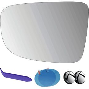 EAP Driver Side Mirror Glass Compatible with Mazda 3 2014-2018, Mazda 6 2014-2021, Mazda -, Heated GJR9691G7 GJS2691G7 GLK2691G7 GRT6691G7 GRT8691G7 MA1324125 MA1324124