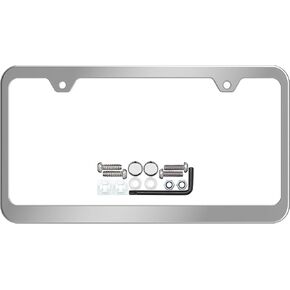 Cruiser Accessories 63110 Prestige License Plate Frame, Stainless Steel