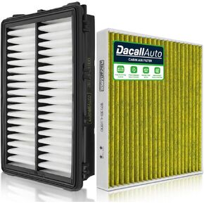 Engine & Cabin Air Filter Set for Hyundai Santa Cruz 2022-2024, Santa Fe 2021-2024, Tucson 2022-2024, Sorento 2021-2024, Sonata, Sportage 2023, for Kia K5 2021-2024, 97133L1000 28113L1000