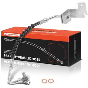 A-Premium Rear Driver Side Brake Hydraulic Hose Compatible with Select Buick and Pontiac Models - Rendezvous 2002-2007, Aztek 2001-2005 - Replace# 10335938, 10306492