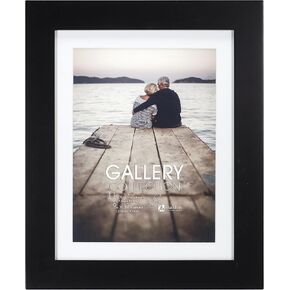 Malden International Designs Black Manhattan 11x14 Matted to 9x12 Wall Picture Frame (2082-94)