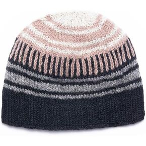 Feelgoodz Women's Devi Multi-Color Stripe Wool Handknit Winter Caps