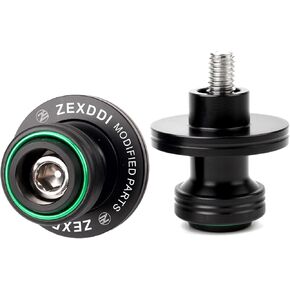 8MM Motorcycle Swingarm Spools Sliders Stand Screws Fit For Kawasaki Ninja 500 650 ZX6R ZX10R ZX4RR Z500 Z650 Z900 CBR 600RR 1000RR GSXR 600 750 1000 GSXS Hayabusa S1000RR (Red)