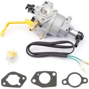 375715509 Carburetor Carb Kit Replacement for Firman T07573 8000 9400 Watts 439cc Engine Tri Fuel Generator Replacement for Huayi 490.131000.42F