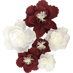 Large Crepe Paper Flower for Wall Party Floral Backdrop Nursery Room Wall Decoration (Dusty Rose Party)