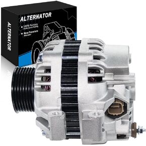 Upgraded New Alternator for:-Honda CRV 2002-2006 2.4L, for:-Acura RSX 2002 2003 2004 2005 2006 2.0L L4 GAS, 12V 90Amp 7Grooves, Replacement OE# 31100-PND-004, 13966N, 31100PNA004