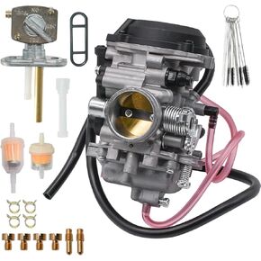 TTR225 Carburetor for Yamaha TTR-225 1999 2000 2001 2002 2003 2004 Carb Assembly 5FG-14901-00-00 with Fuel Switch Valve Petcock
