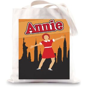 BWWKTOP Annie Musical Tote Bag Annie Musical Gifts Annie Musical Merchandise Annie Broadway Musicals Shoulder Bag