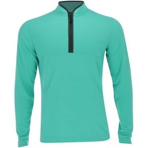 Nike Dri-FIT Victory Men's Half-Zip Golf Top (US, Alpha, XX-Large, Regular, Regular, Clear Jade)
