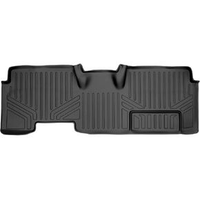MAXLINER Floor Mats 2nd Row Liner Black for 2009-2014 Ford F-150 SuperCab with Flow Center Console Only