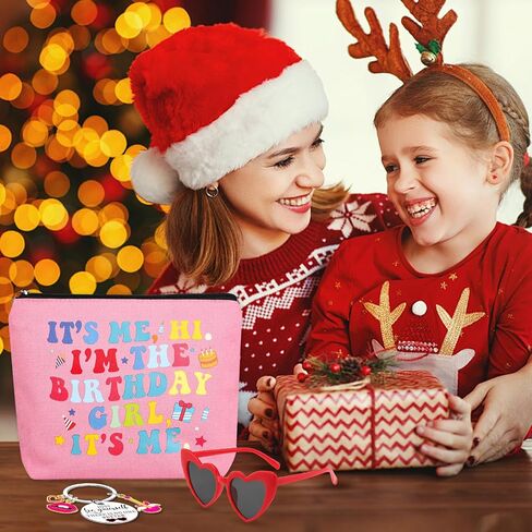 Music Lover Birthday Gifts Set With Makeup Bag,Keychain and Love Heart Sunglasses Merch Cosmetic Bag for Sister Girl Womens Birthday Christmas Gifts in Saudi Arabia